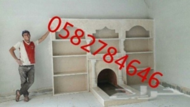  ديكور مدافئ جبس بورد