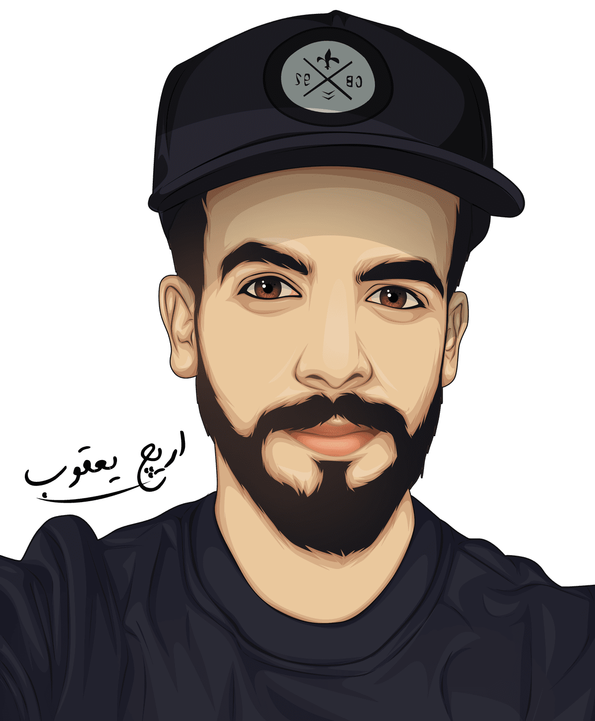 02_الوجه__الكتف__الكاب