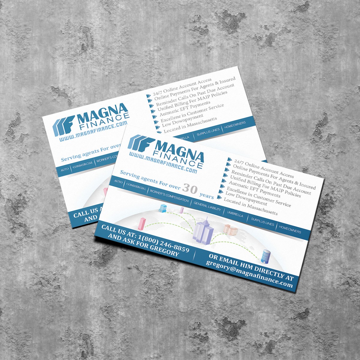 بطاقة اعمال لاصحاب الشركات