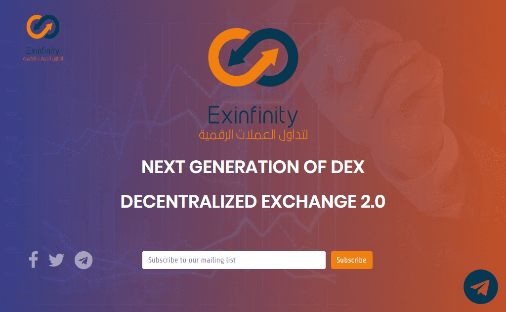 موقع Exinfinity لتداول العملات الرقمية