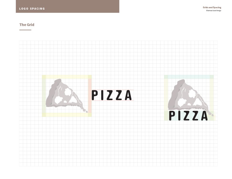 تحديد ابعاد وقياسات الشعار