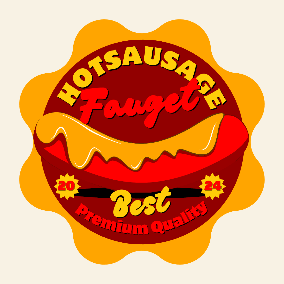 Red_And_Yellow_Hot_Sausage_Illustration_Circle_Product_Sticker