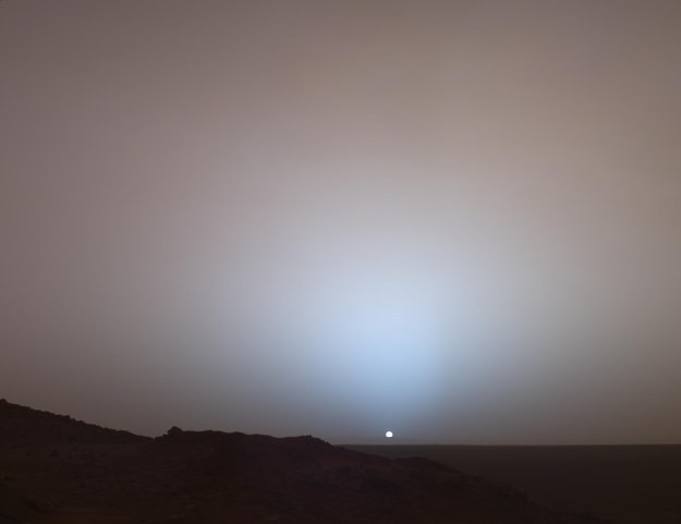 و هكذا تظهر الشمس من سطح المريخ !