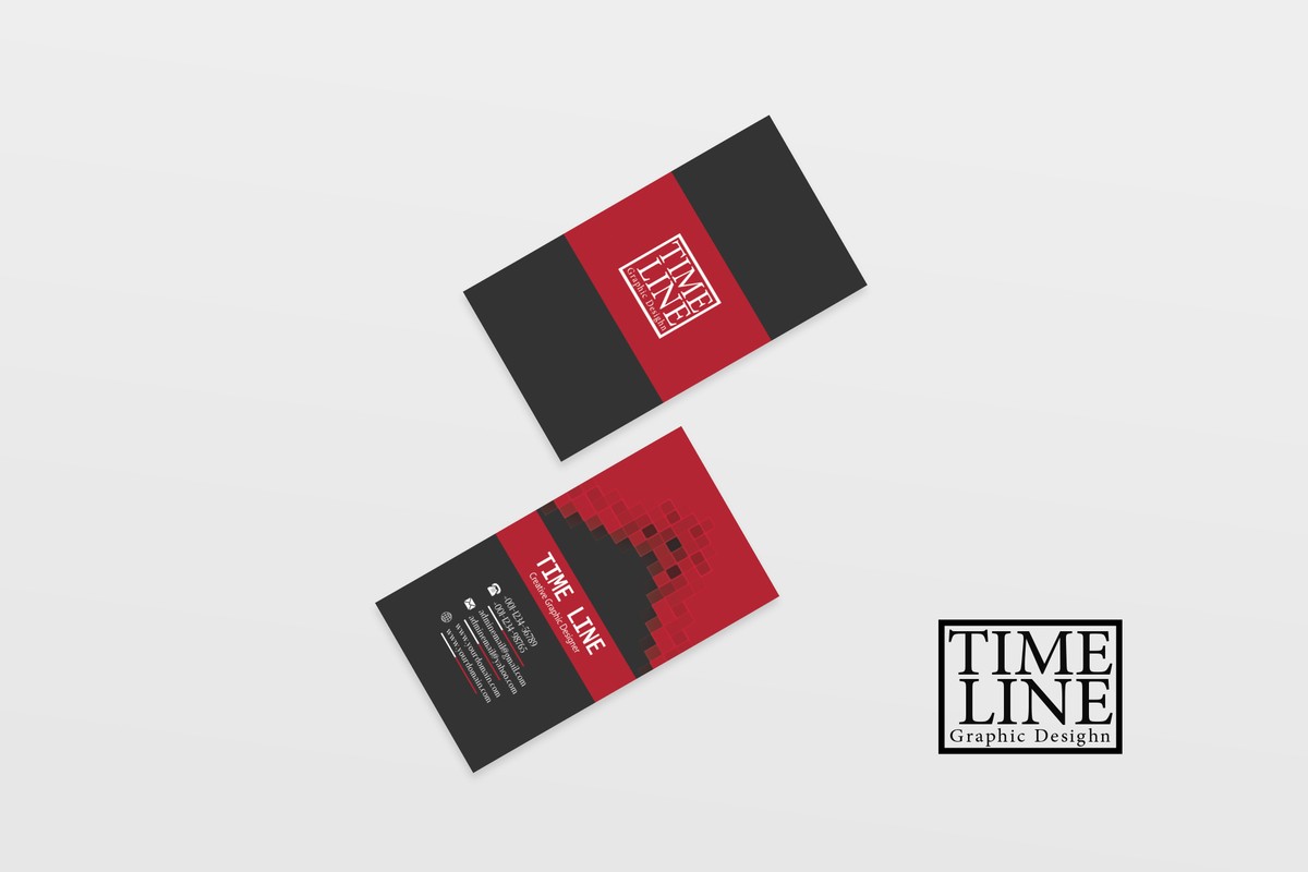 بطاقة أعمال راقية هادئة فخمة 