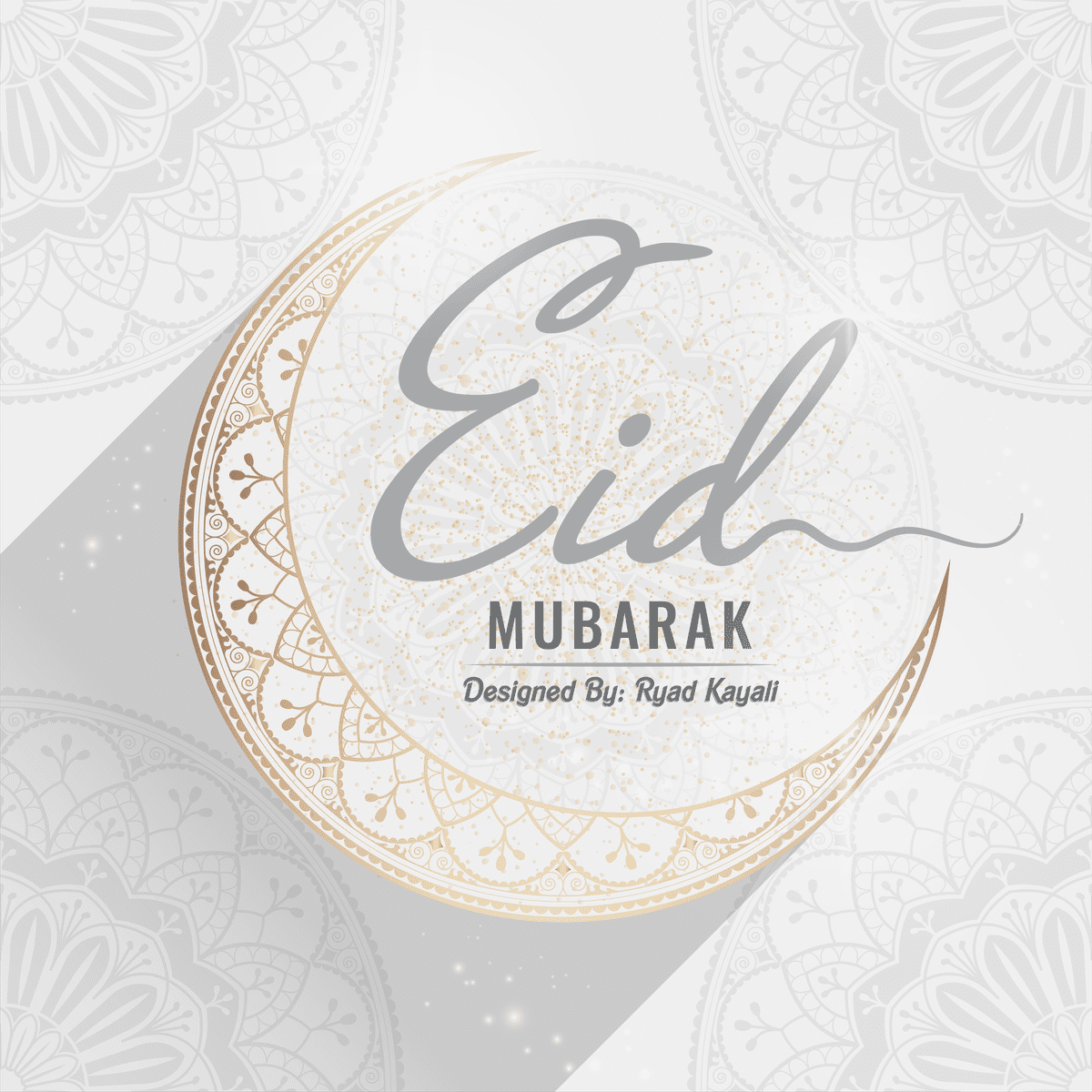Congratulations card on the occasion of Eid Al Fitr