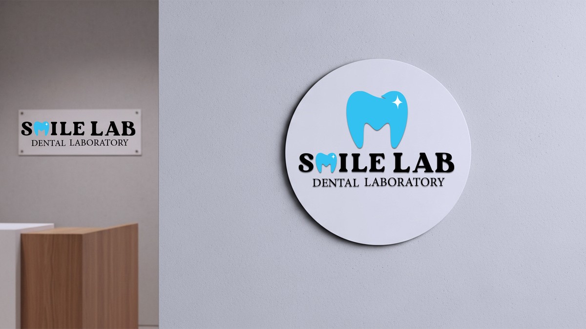 smile lab logo for dentist clinic