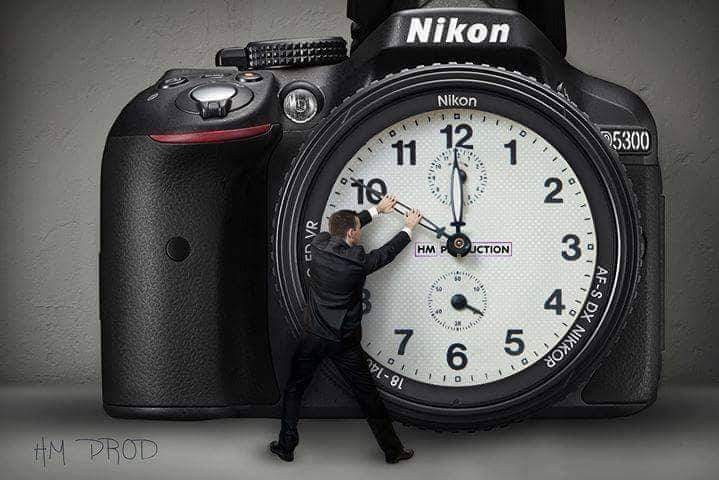 تصميم صورة ابداعية : التصوير هو ايقاف لحظة من الزمن