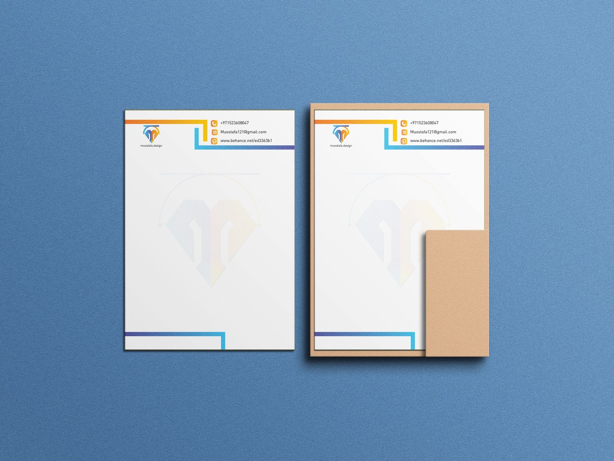   ورق المراسلات letterhead design 