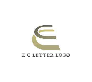 alphabet_e_c_letter_psd_logo_design