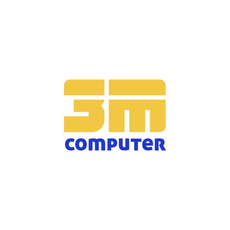 تصميم شعار لمتجر كمبيوتر