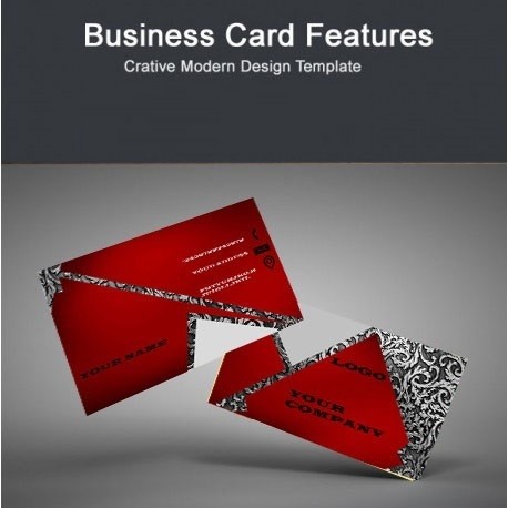 carte-de-visite-corporate-blanc-et-rouge