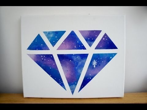 canvas-painting-ideas-for-teenagers-mesmerizing-with-diy-room-decor-galaxy-diamond-painting-youtube
