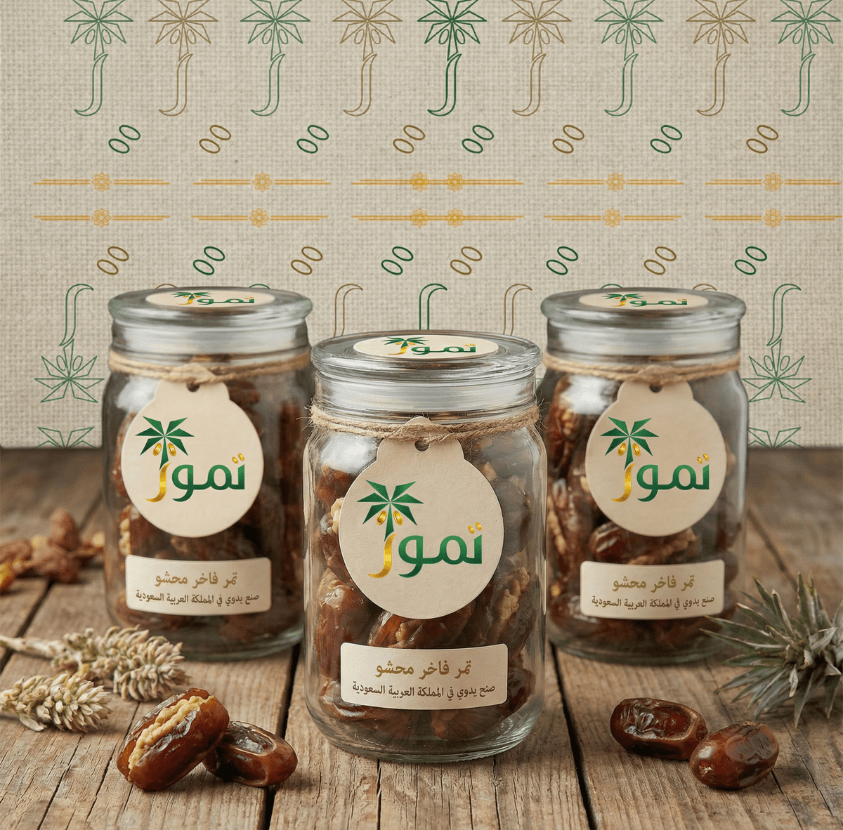 الموكاب ستيكرز للبراند للتغليف 