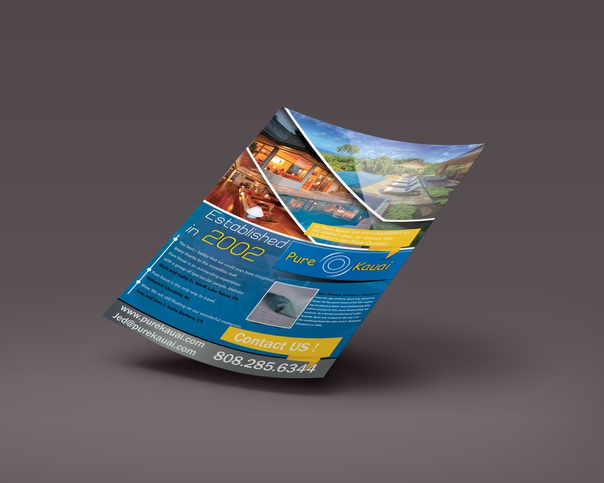 فلير جميل وتصميم احترافي لفندق سياحي