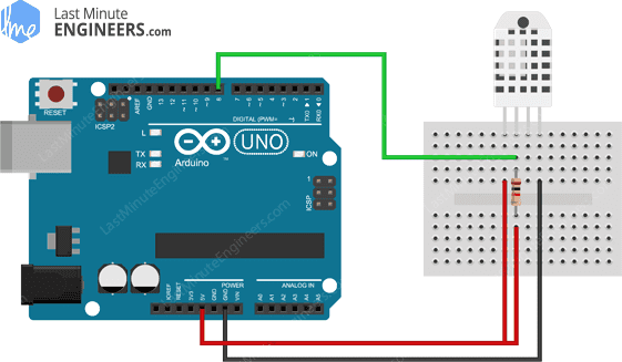 DHT22 circute diagram