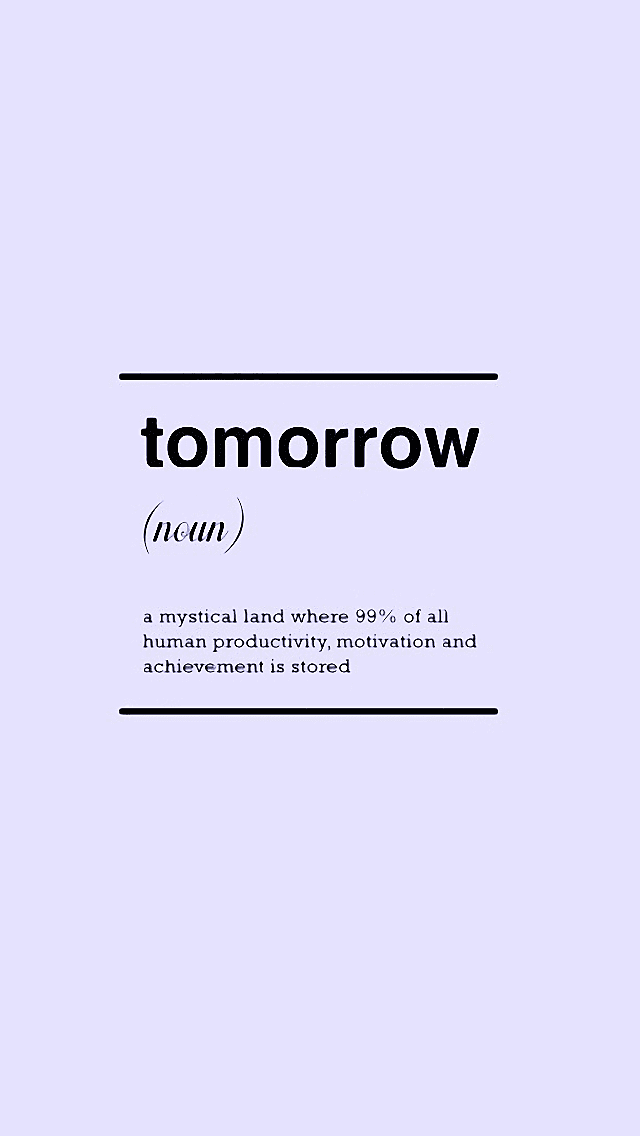 Tomorrow