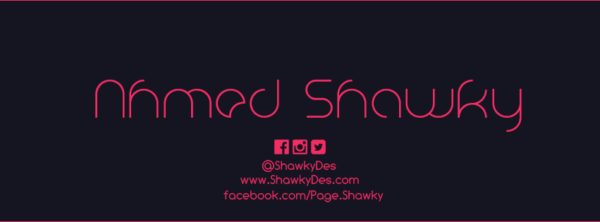 Design for "Ahmed Shawky