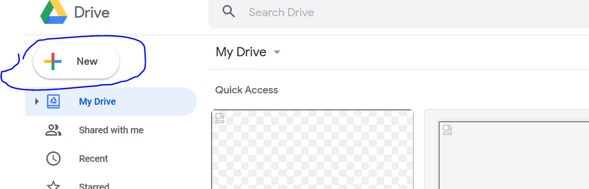 press "NEW" option